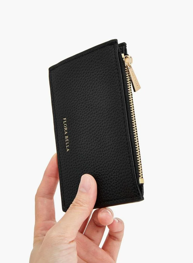 Flora Bella By Shoexpress Black Card Holder With Coin Pocket for Women | Best Price UAE